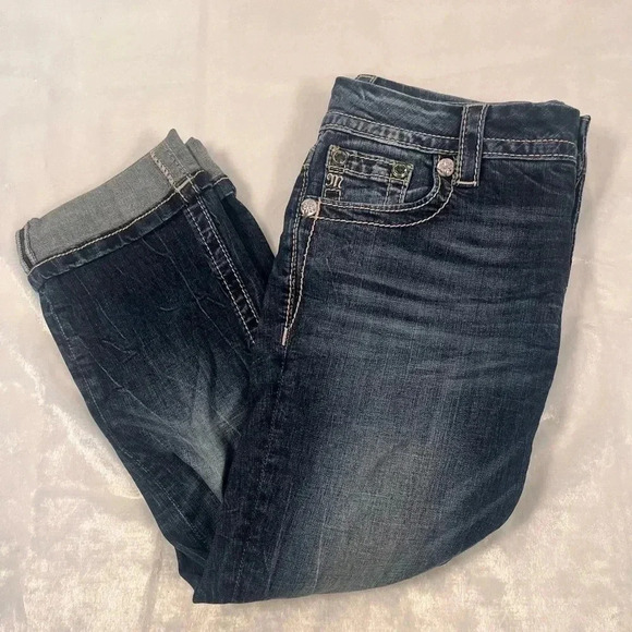Miss Me Mid-Rise Easy Crop Size 26 - Picture 4 of 7